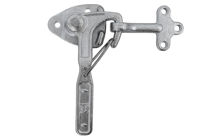 Høyre sidekobling med WINTERHOFF WV 10-R + WVG 10-A feste, komplett tilhengersidelukking