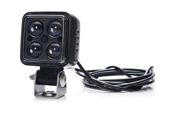 WAŚ 2243 W267 LED-sikkerhetslampe, blå varsellampe