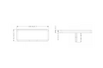 KAMAR L1035-B LED-markeringslampe, oransje, universal, med holder