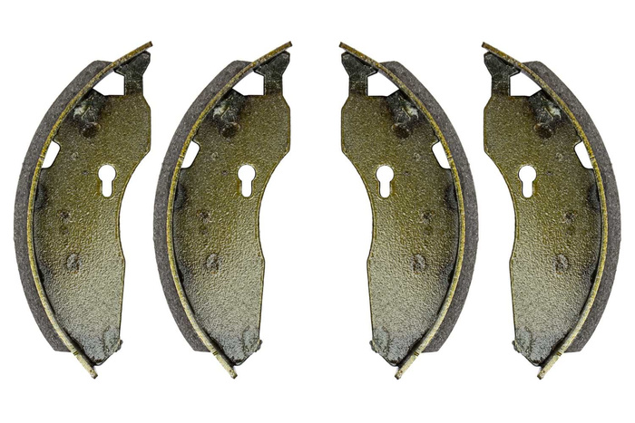 Bremsesko for aksler AL-KO 160x40 med et sett UNITRAILER fjærer