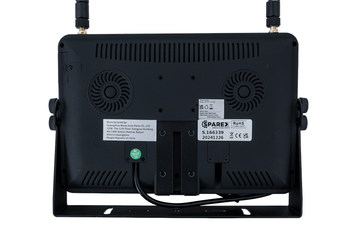 Trådløst ryggesystem SPAREX S.166339 monitor 9" + kamera