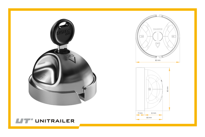 DAKEN SATURN EVO 1/2 innbruddssikring for buss og semitrailer