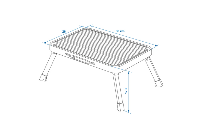 ProPlus 360827 tilhengersteg sammenleggbar plattform 150 kg