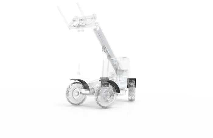 Fender for landbruksmaskiner 24-34" DOMAR T10140 hjulbue 1330/520mm