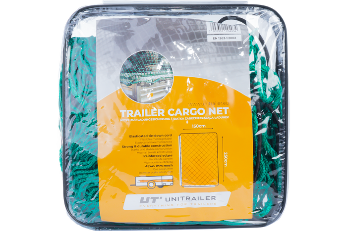 UNITRAILER sikkerhetsnett for tilhengere - størrelse 2,5x1,5 m