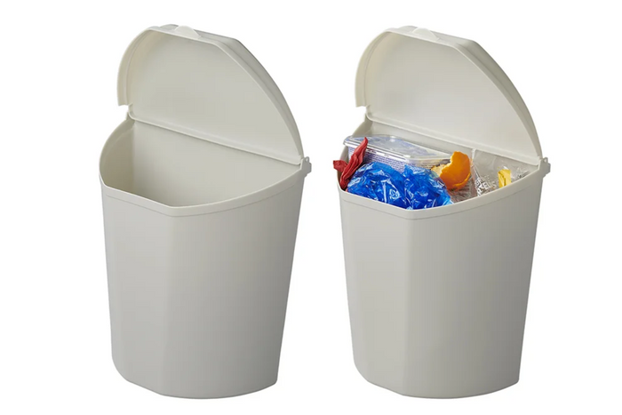 ProPlus 370402 avfallsbeholder med lokk for tilhengere, campingvogner, 6 l