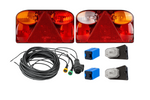 Lyssett: FRISTOM FT-088 baklykter + ASPÖCK FLEXIPOINT I sidemarkeringslys + MANTES 7m 13-PIN sele