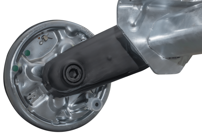 AL-KO COMPACT bremseaksel for tilhenger / bergingsbil 1000kg 1220mm 1780mm 4x100