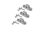 Sett med tre horisontale metallmaljer for ProPlus-markisen, monteringsbraketter for markiseramme