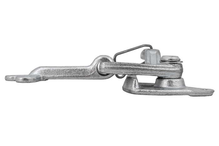 Høyre sidekobling med WINTERHOFF WV 20-R + WVG 20-A feste, komplett tilhengersidelukking