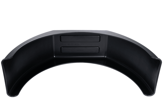 Sett med to skvettskjermer for en 14-17" tilhenger DOMAR DK3110 flate hjulbuer 870/260 mm