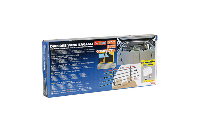 Bagasjeromsskillevegg LAMP GRG-9 Kompakt hunde-/bagasjebarriere 85–140 cm