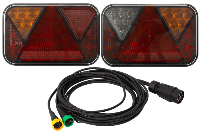 FRISTOM LED-baklys + MANTES 5m 7-PIN sele
