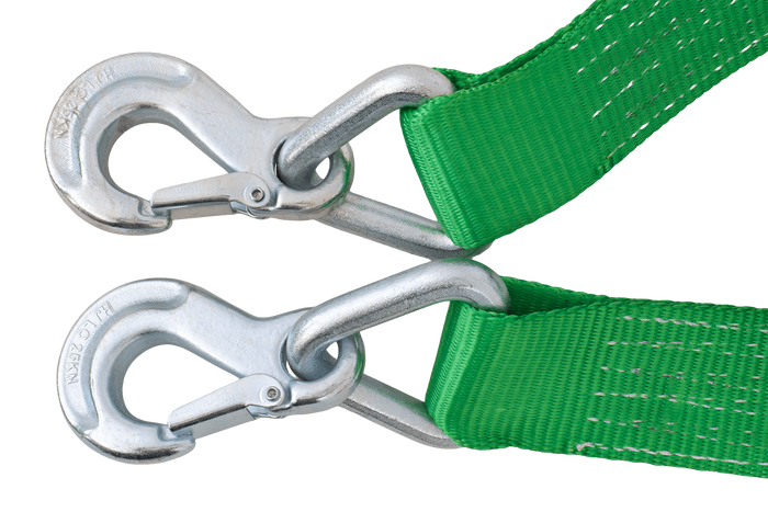 Slepetau med kroker HILLS slepestropp 5m/60mm/6t grønn