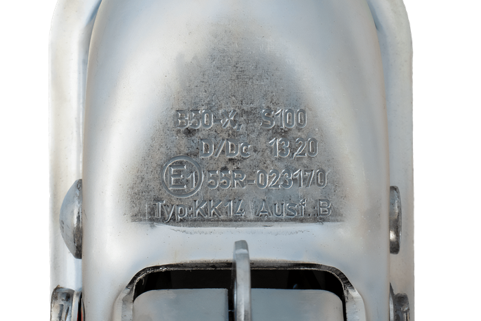 KNOTT KK14-B kulefeste for en 1400 kg tilhenger med 45 mm rørformet drag