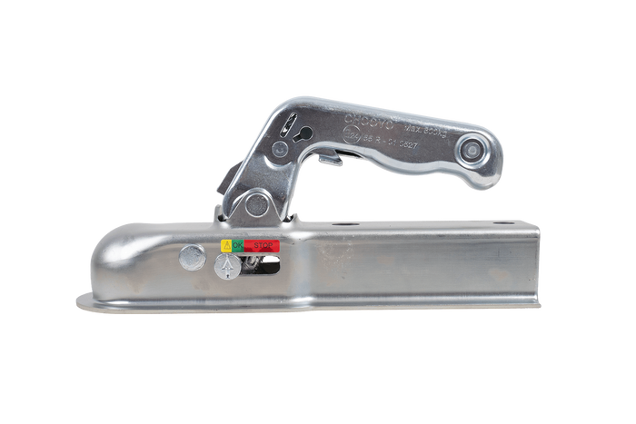 CHOOYO JD.00.53.008 kulekobling for 800 kg tilhenger med 40 mm firkantet dragstang