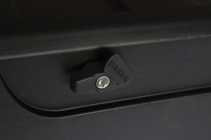 DAKEN 82202 BLACKIT verktøykasse 550x250x295mm 23l med monteringsbraketter