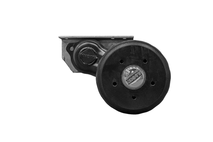 KNOTT VGB13M bremset aksel for tilhenger/biltransportør 1350 kg 1200 mm 1550 mm 5x112