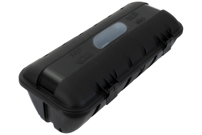 Brannslukningsboks 9/12kg DAKEN 82511 STRIKE 707x322x239mm svart