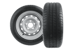 Sett med to forsterkede hjul for tilhenger DEKK LINGLONG 195/50 R13C 104/101N FELG UNITRAILER 5.5Jx13"H2 5x112 ET:30