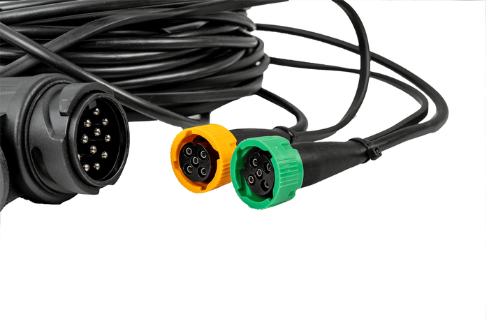 Lyssett: FRISTOM FT-270 LED-baklys + FRISTOM FT-145 LED-sidemarkeringslys + MANTES 7m 13-PIN sele