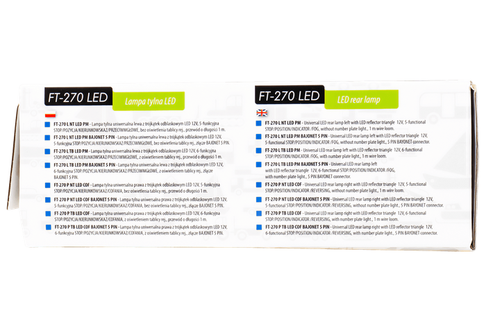 Baklys FRISTOM FT-270 LED CANBUS 6 funksjoner igjen