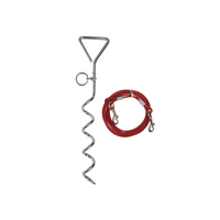 ProPlus 361857 hundebånd med stålkabel 4,5 m