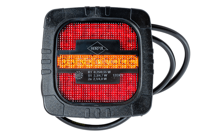 HORPOL LZD2800 LED-baklys 3 funksjoner universal