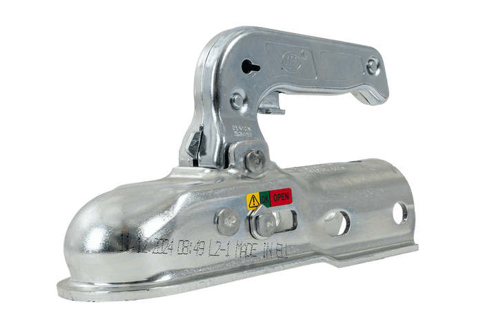 STEELPRESS BC-1200C kulekobling for 1200 kg tilhenger med 50 mm rørformet dragstang