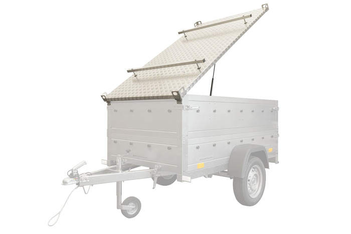 UNITRAILER HAGETRAILER 150 KIPP tilhengertrekk med sylindere / nøkkellås