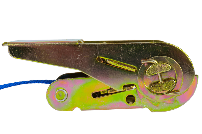 Sett med fire transportbelter med strammer UNITRAILER 4m/25mm/0,68t blå