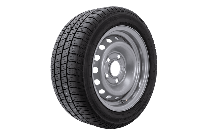 Forsterket hjul til henger TIRE GT Radial 195/50 R13C 104/101N FELG KENDA 6Jx13"H2 5x112 ET:30