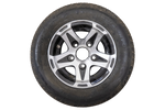 UTSALG Forsterket felg for tilhenger LINGLONG DEKK 195/55 R10C 98/96N ALUMINIUMSFELG ENHETSHENGER 6Jx10" 5x112 ET:-4