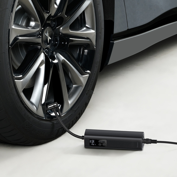 Minikompressor BASEUS Mini Inflatorpumpe universal bilpumpe 12V