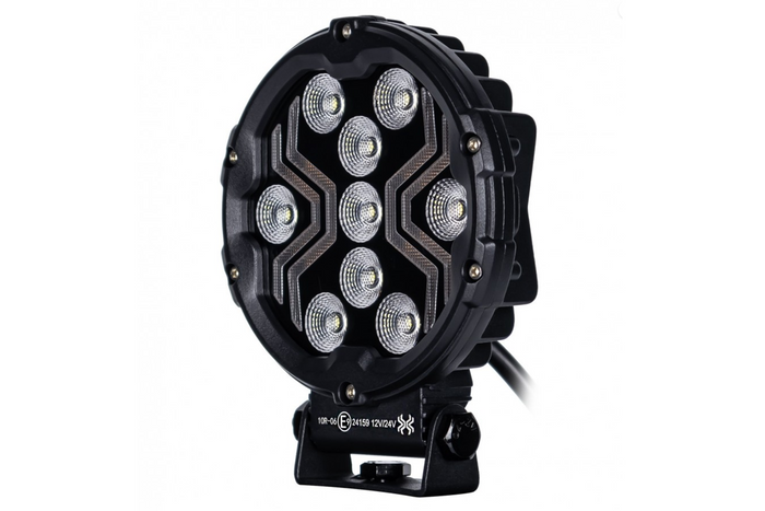 LED-arbeidslampereflektor KAMAR X-SPIDER L0196 9xLED 1700lm