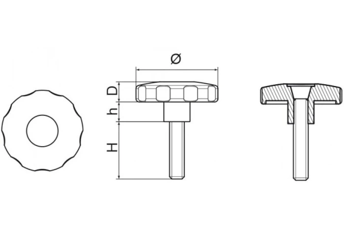 C-60 M 10X68 knott for ramper