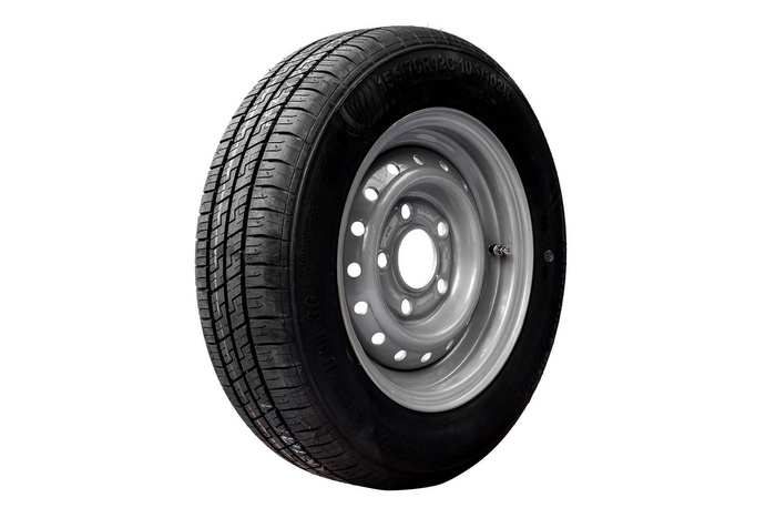Forsterket hjul for tilhenger DEKK KENDA 155/70 R12C 104/102N KENDA FELG 4,5Jx12"H2 5x112 ET:20