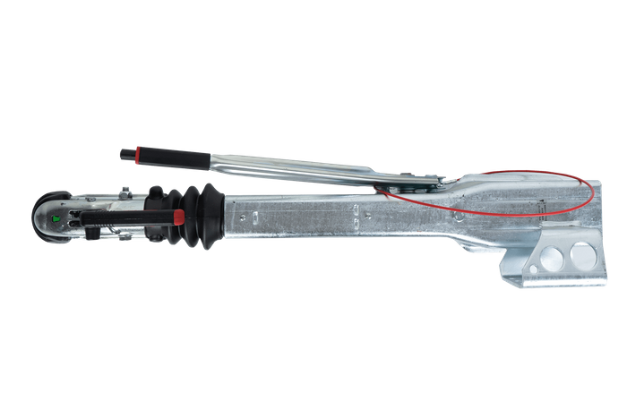 AL-KO 161S påløpsanordning med AK161 tilhengerfeste for en 1600 kg tilhenger med firkantet drag