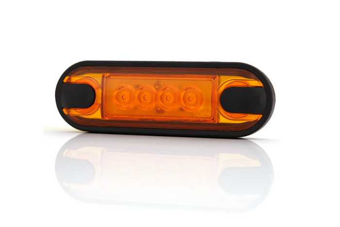 Oransje markeringslampe HORPOL LD 3211 LED slank universal