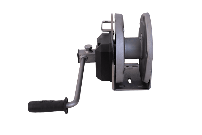 Vinsj, håndvinsj for AL-KO bergingsbilhenger 1150 kg med brems og automatisk avvikling