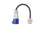 Adapter med CEE-plugg og UK-uttak UK ProPlus 373522DE-kabel 40 cm 16A 230V 