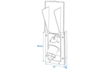 CEE ProPlus 373505BK veggkontakt, utvendig, 160×100 mm, svart