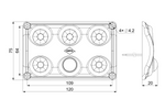 HORPOL LWD2156/CZ LED 900 lm svart innvendig billampe med bevegelsessensor