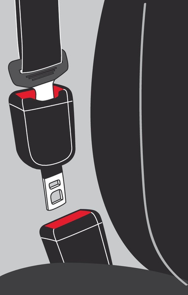 ZITTO-2 sikkerhetsbeltespenne 7 cm