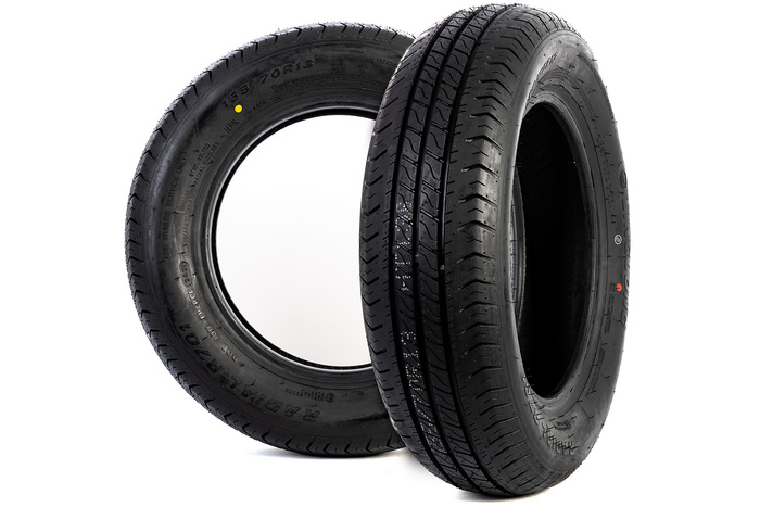 Sett med to dekk LINGLONG R701 tilhenger 155/70 R13 75N