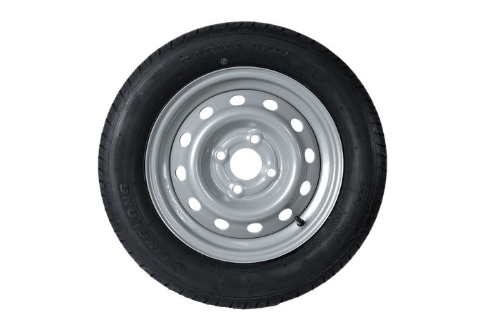 Reservehjul for tilhenger med brakett DEKK LINGLONG 155/70 R13 75N FELG UNITRAILER 4Jx13"H2 4x100 ET:30