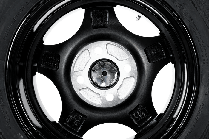 Forsterket hjul for tilhenger DEKK KENDA 165/80 R13C 96/94N ALU FELG STARCO polert 5Jx13"H2 4X100 ET:30