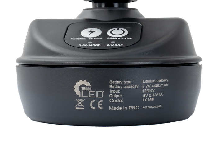 LED-arbeidslampe lastebil LED L0159 9xLED oppladbar magnet