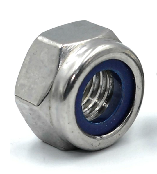 M12 selvlåsende klemmutter, DIN 985