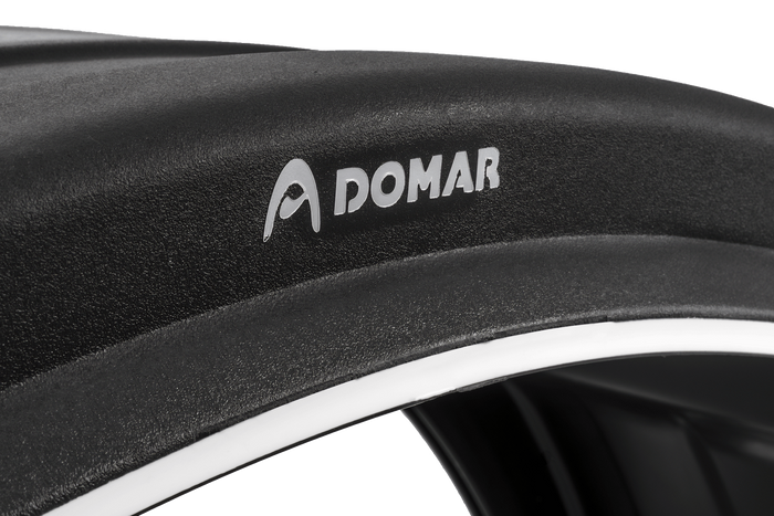 Skvettskjerm for tilhenger 19,5-24,5" DOMAR DK4175 hjulbue 1300/460 mm for rask montering